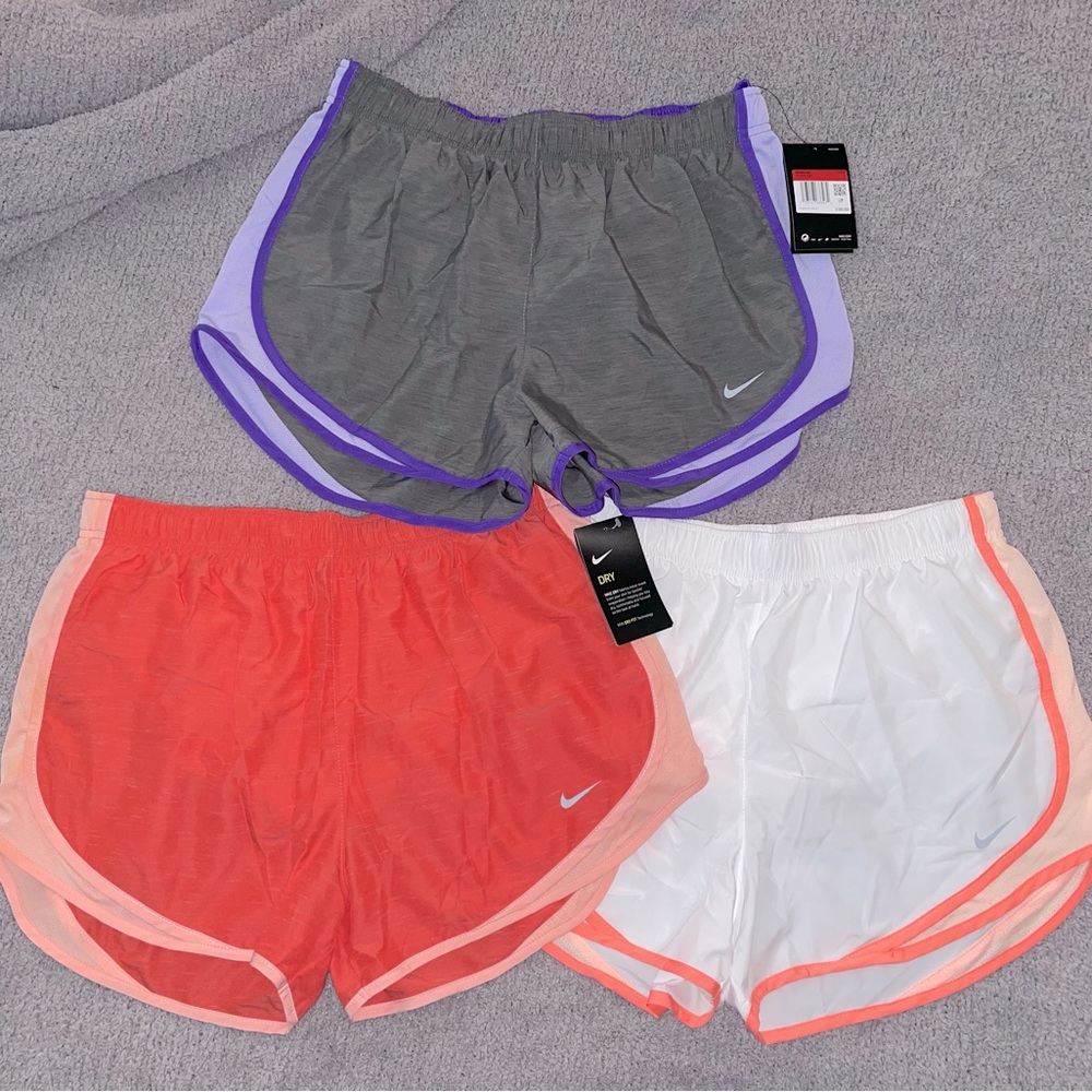 3 pairs of Nike shorts (Dry fit) size large